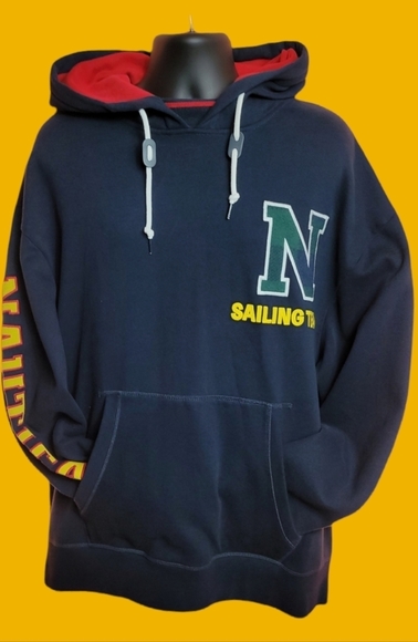 Nautica Hoodie Lil Yachty collaboration collection Navy Blue size 2XL BN… - Picture 1 of 4